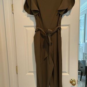 Calvin Klein Brown Shift Dress with Zip Back